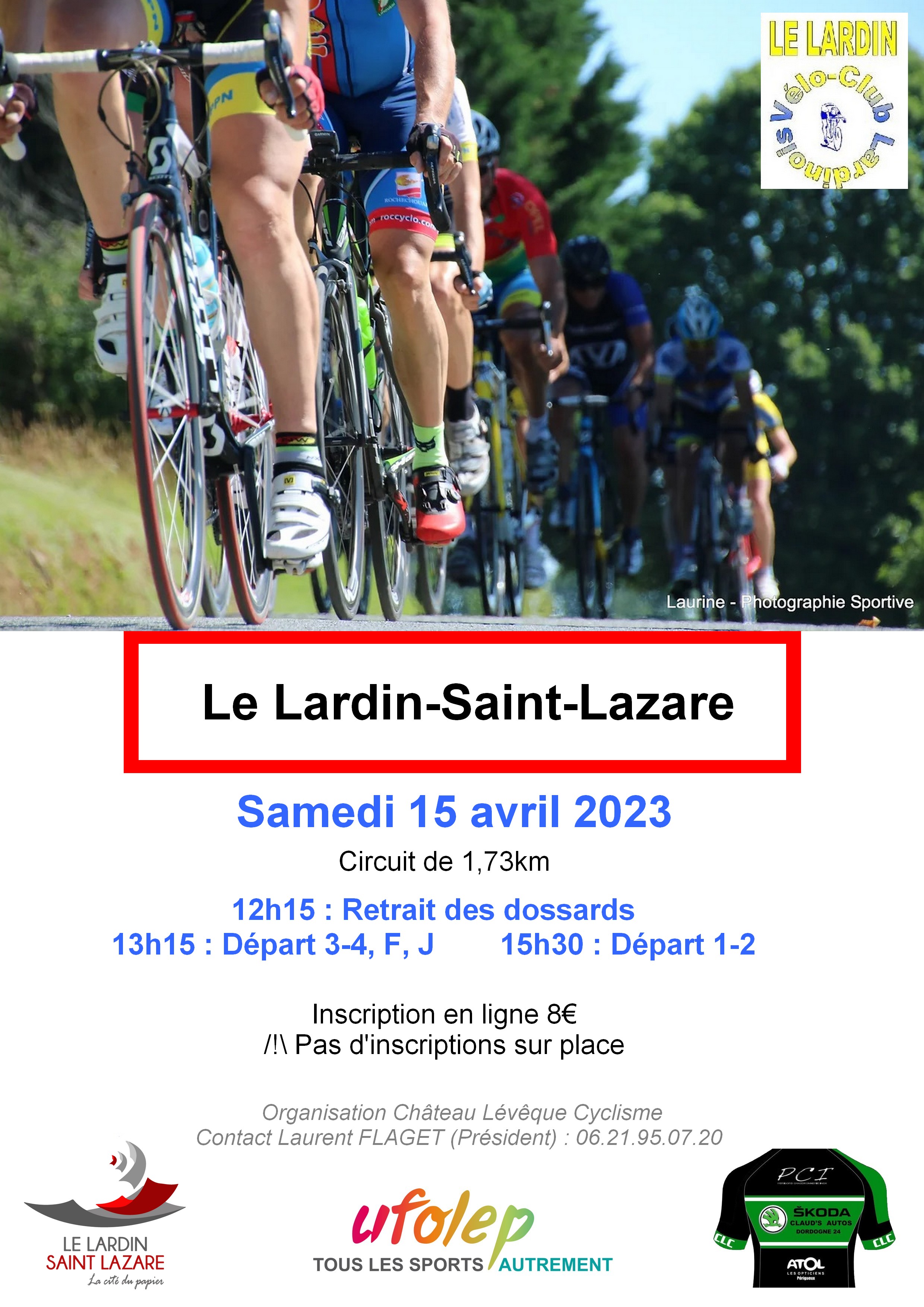 Actualit Samedi Avril Lardin St Lazare Club Cyclisme